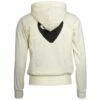 Comme Des Garçons PLAY T253 Black Heart Hoodie Ivory In Ivory