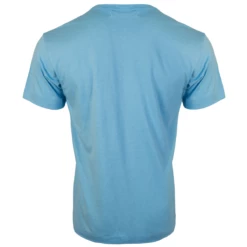 Comme Des Garçons PLAY T272 Bright Red Heart T-Shirt Blue In Light Blue