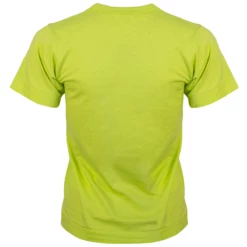 Comme Des Garçons PLAY T273 Bright Heart Logo T-Shirt Green In Lime
