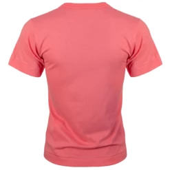 Comme Des Garçons PLAY T275 Bright Spotted Heart Logo T-Shirt Pink In Rose