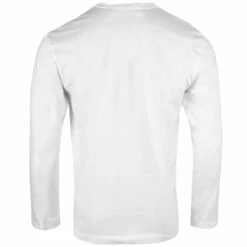 Comme Des Garçons PLAY T292 Long Sleeve T-Shirt With Double Red Heart White In White