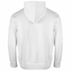 Comme Des Garçons PLAY T294 Double Eye Red Heart Hoodie White In White