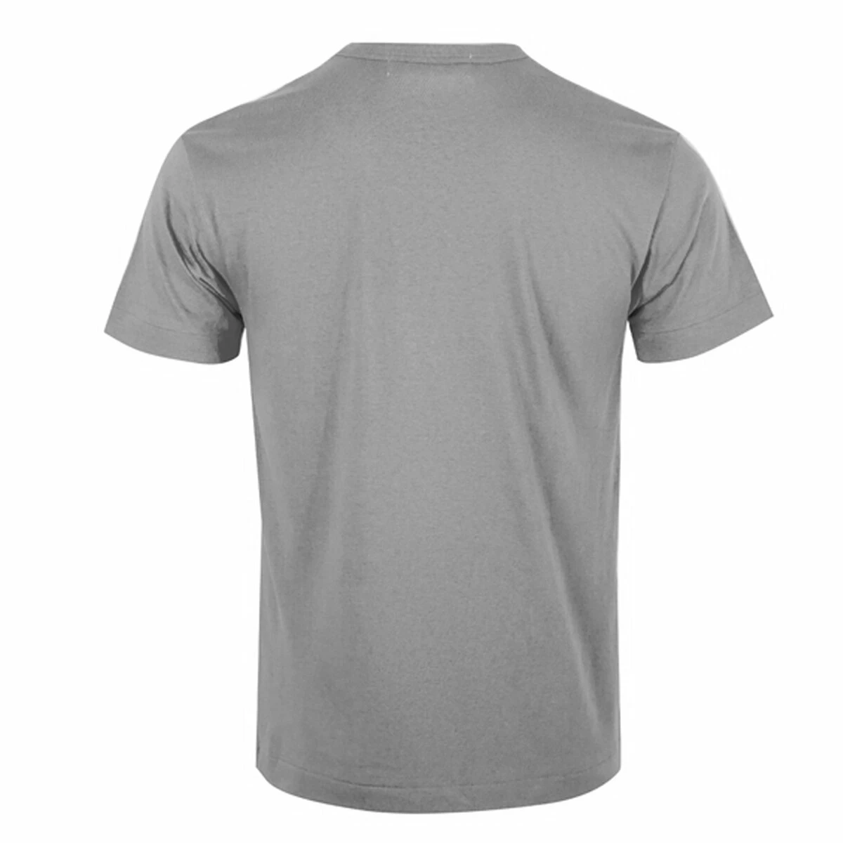 Comme Des Garçons PLAY T314 Small Red Heart T-Shirt In Grey 1 Comme Des Garçons PLAY T314 Small Red Heart T-Shirt In Grey