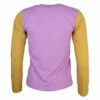 Comme Des Garçons PLAY T315 Colour Block Long Sleeve T-Shirt In Purple/olive