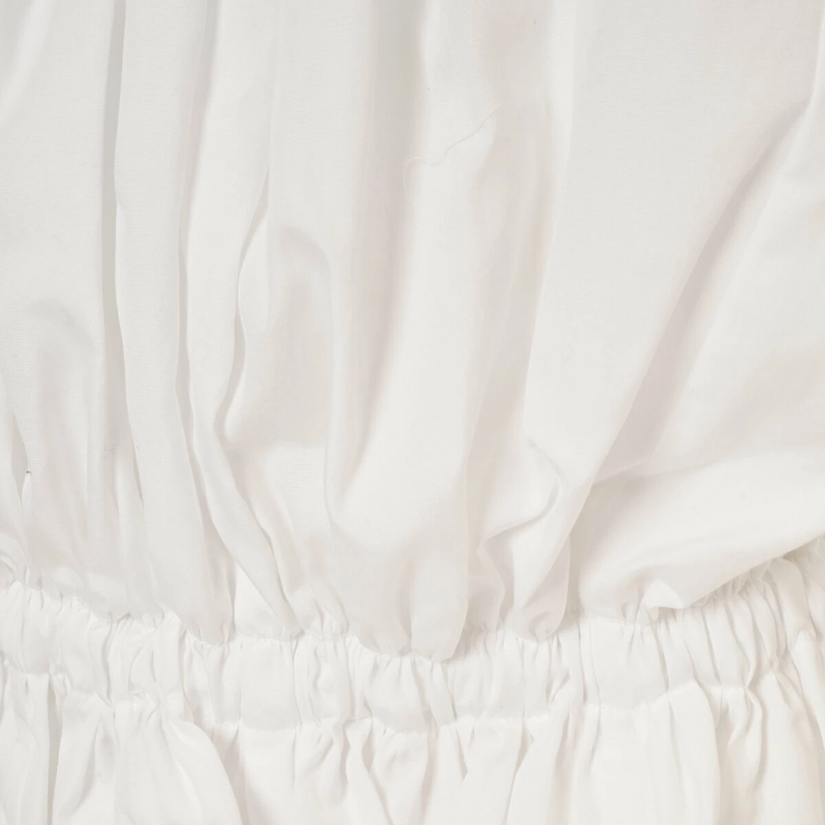 Comme Des Garcons Comme Des Garçons Ruched Sleeveless Blouse In White In White 3 Comme Des Garcons Comme Des Garçons Ruched Sleeveless Blouse In White In White - Image 3