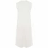Comme Des Garcons Comme Des Garçons Sleeveless Midi Dress In White