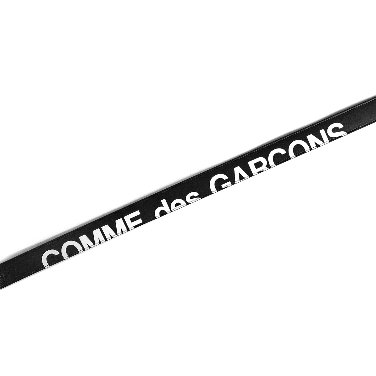 Comme Des Garçons Wallet Huge Logo Leather Belt Black In Black 3 Comme Des Garçons Wallet Huge Logo Leather Belt Black In Black - Image 3