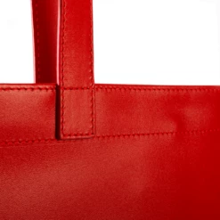 Comme Des Garçons Wallet Huge Logo Leather Tote Bag Red In Red -Hervia Shop hervia.com comme des gar ons wallet huge logo leather tote bag red 1574877136CDG 30.3