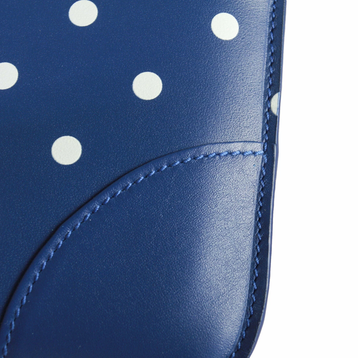 Comme Des Garçons Wallet SA8100PD Polka Dot Printed Wallet Navy In Navy 3 Comme Des Garçons Wallet SA8100PD Polka Dot Printed Wallet Navy In Navy - Image 3