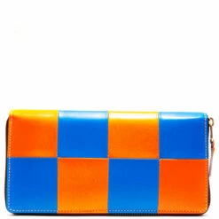 Comme Des Garçons Wallet SA0110FS Fluo Squares Wallet In Orange -Hervia Shop hervia.com comme des gar ons wallet sa0110fs fluo squares wallet 1624638098SA0110FS 0007 Layer 195