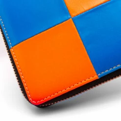 Comme Des Garçons Wallet SA0110FS Fluo Squares Wallet In Orange -Hervia Shop hervia.com comme des gar ons wallet sa0110fs fluo squares wallet 1624638108SA0110FS 0001 Layer 201