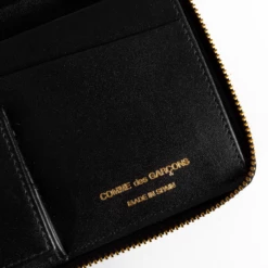 Comme Des Garçons Wallet SA0110PD Polka Dot Printed Purse Black In Black -Hervia Shop hervia.com comme des gar ons wallet sa0110pd polka dot printed black 1570718790CDG 14.4