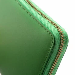 Comme Des Garçons Wallet SA2100 Leather Wallet Green In Green -Hervia Shop hervia.com comme des gar ons wallet sa2100 leather wallet green 16057040332861.5