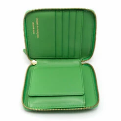 Comme Des Garçons Wallet SA2100 Leather Wallet Green In Green -Hervia Shop hervia.com comme des gar ons wallet sa2100 leather wallet green 16057040382861.3