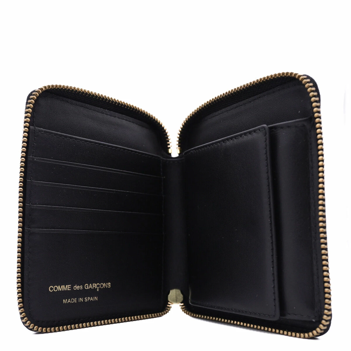 Comme Des Garçons Wallet Leather Wallet In Black 2 Comme Des Garçons Wallet Leather Wallet In Black - Image 2