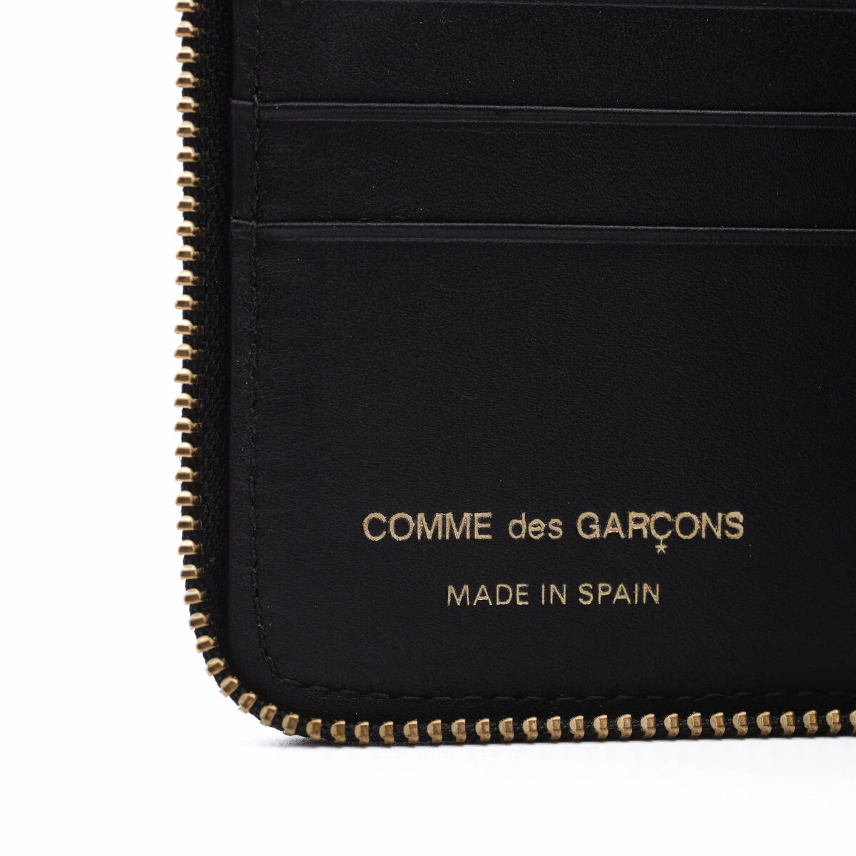Comme Des Garçons Wallet Leather Wallet In Black 4 Comme Des Garçons Wallet Leather Wallet In Black - Image 4