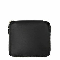 Comme Des Garçons Wallet SA2100OP Wallet With Outside Pocket In Black -Hervia Shop hervia.com comme des gar ons wallet sa2100op wallet with outside pocket 1669367146back of wallet 1