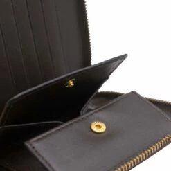 Comme Des Garçons Wallet SA2100OP Wallet With Outside Pocket In Brown -Hervia Shop hervia.com comme des gar ons wallet sa2100op wallet with outside pocket 1669368277ZzEiTW4