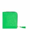 Comme Des Garçons Wallet SA3100EF Embossed Forest Wallet In Green