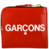 Comme Des Garçons Wallet SA3100HL Huge Logo Wallet Red In Red