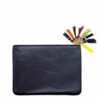 Comme Des Garçons Wallet SA5100ZP Tassled Large Pouch Zip Wallet In Black