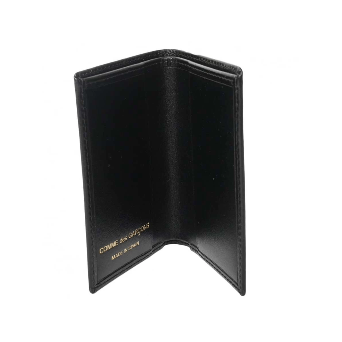 Comme Des Garçons Wallet SA6400 Classic Card Holder Black In Black 1 Comme Des Garçons Wallet SA6400 Classic Card Holder Black In Black