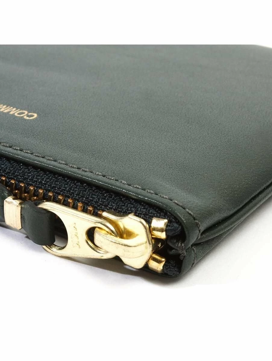 Comme Des Garçons Wallet SA8100 Classic Line Wallet Bottle Green In Dark Green 2 Comme Des Garçons Wallet SA8100 Classic Line Wallet Bottle Green In Dark Green - Image 2