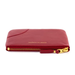 Comme Des Garçons Wallet SA8100 Classic Line Zipped Wallet Red In Red -Hervia Shop hervia.com comme des gar ons wallet sa8100 classic line zipped wallet red 1571825663CDG 24.2