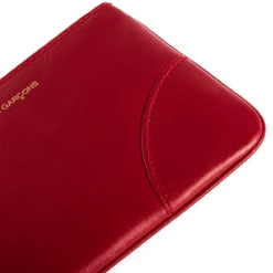 Comme Des Garçons Wallet SA8100 Classic Line Zipped Wallet Red In Red -Hervia Shop hervia.com comme des gar ons wallet sa8100 classic line zipped wallet red 1571825671CDG 24.3