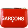 Comme Des Garçons Wallet SA8100HL Huge Logo Wallet Red In Red