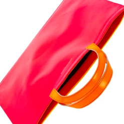 Comme Des Garçons Wallet Super Fluo Leather Bag Pink/Yellow In Pink 7 Comme Des Garçons Wallet Super Fluo Leather Bag Pink/Yellow In Pink -Hervia Shop hervia.com comme des gar ons wallet super fluo leather bag pink yellow 1575291647CDG 34.4