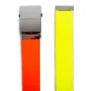 Comme Des Garçons Wallet Super Fluo Leather Belt Orange/Yellow In Orange