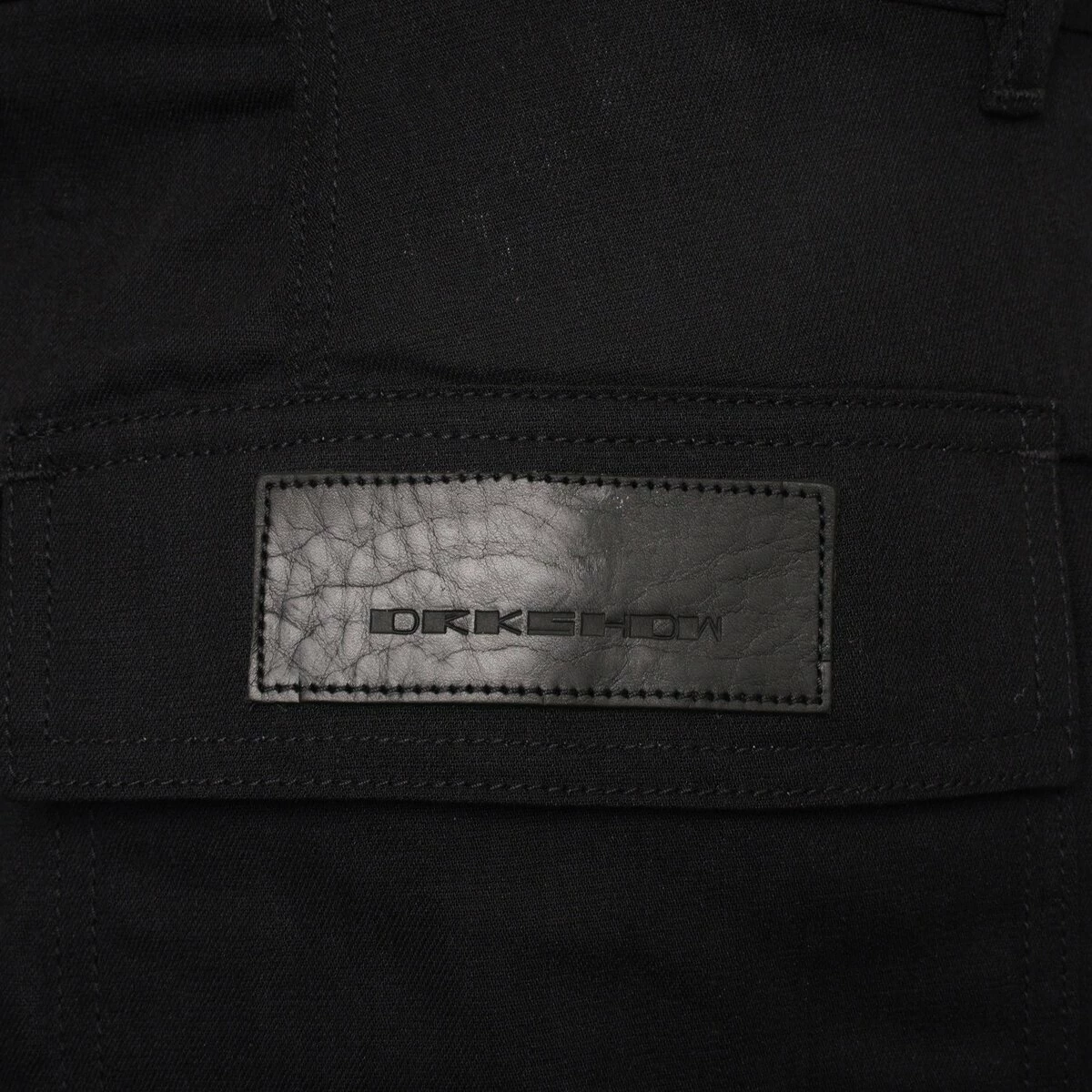 Rick Owens DRKSHDW Cargo Denim Shorts In Black 3 Rick Owens DRKSHDW Cargo Denim Shorts In Black - Image 3