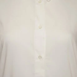 JW Anderson Denim Long Sleeve Shirt Dress In White -Hervia Shop hervia.com dr0343 pg1248 hybrid shirt dress col. white 1675778680 2AJ1644