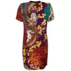 Dsquared2 Eastern Print T-Shirt Dress In Multi