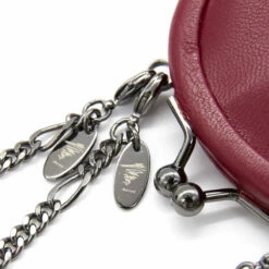 Yohji Yamamoto Necklace Leather Coin Purse In Bordeaux -Hervia Shop hervia.com dz a90 707 coin necklace col. 3 1681831486DZ A90 707 3 02 4