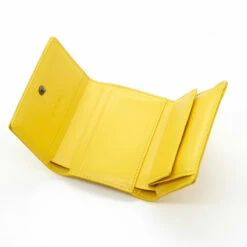 Yohji Yamamoto Tri-Fold Wallet In Yellow