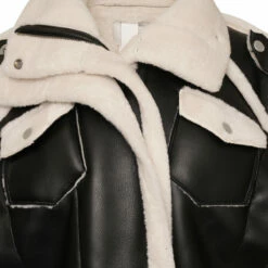 Feng Chen Wang Double Side Sherpa Jacket In Black 4 Feng Chen Wang Double Side Sherpa Jacket In Black -Hervia Shop hervia.com feng chen wang fuf16jk37 double side sherpa jacket col. black double side sherpa jacket 169995277416JK37 BLW 1