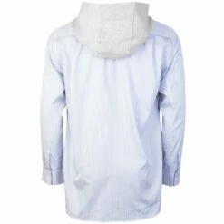 Comme Des Garçons SHIRT Contrast Panel Zip-Up Hoodie In Grey