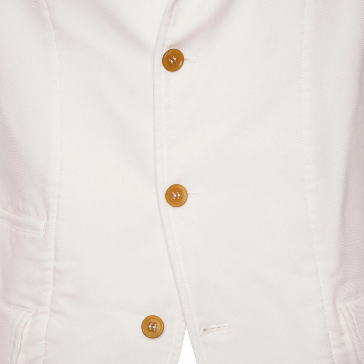 Comme Des Garçons SHIRT Single-Breasted Blazer In White 2 Comme Des Garçons SHIRT Single-Breasted Blazer In White - Image 2