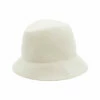 Comme Des Garçons SHIRT Wool Bucket Hat In White