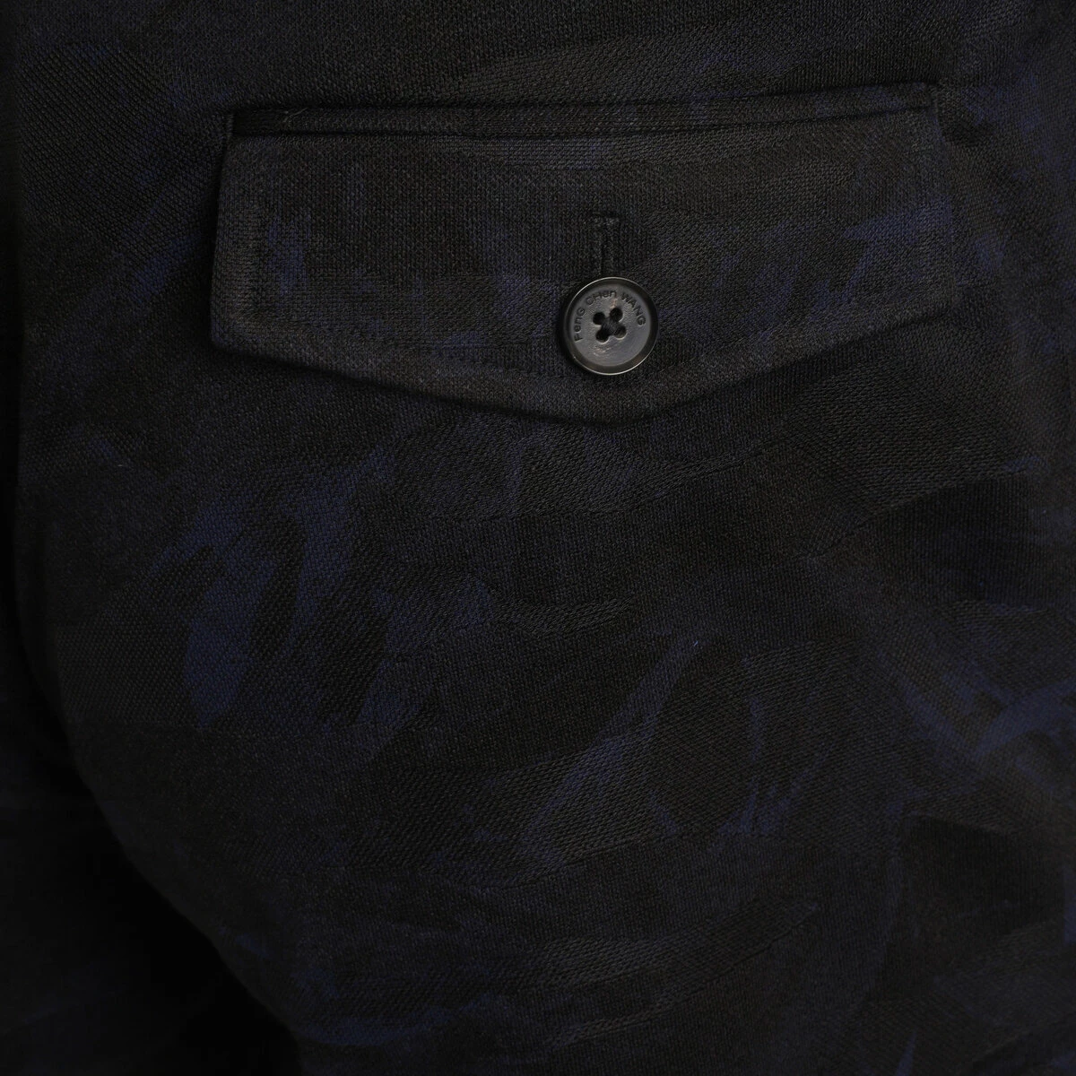 Feng Chen Wang Camo Jacquard Shorts In Black 3 Feng Chen Wang Camo Jacquard Shorts In Black - Image 3