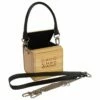 Feng Chen Wang Small Square Bamboo Bag In Black