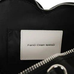 Feng Chen Wang Large Heart Shaped Bag In Black -Hervia Shop hervia.com fus15ac24 large heart bag col. black 1675161794 2AJ1005