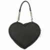 Feng Chen Wang Large Heart Shaped Bag In Black