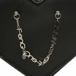 Feng Chen Wang Large Heart Shaped Bag In Black -Hervia Shop hervia.com fus15ac24 large heart bag col. black 1675161809 2AJ1011