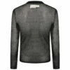 Feng Chen Wang Sheer Phoenix Jacquard Knit In Black
