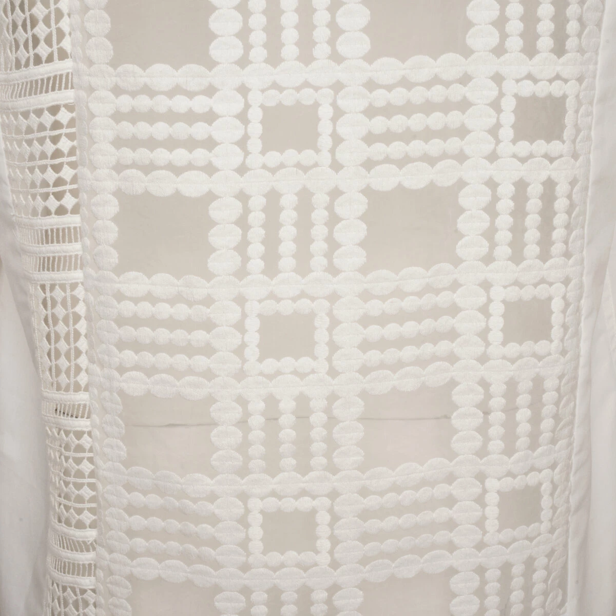 Feng Chen Wang Lace Cut-Out Shirt In White 3 Feng Chen Wang Lace Cut-Out Shirt In White - Image 3