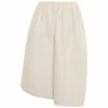 Comme Des Garcons Comme Des Garçons Asymmetric Midi Skirt In Off White