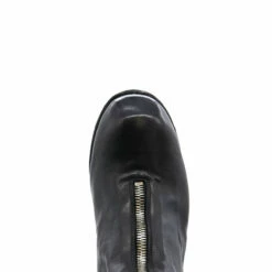 Guidi Full Grain Mid-Height Zip Leather Boots In Black -Hervia Shop hervia.com guidi pl3 soft horse full grain mid front zip boots sole leather col. blkt 1679931279PL3 W 5